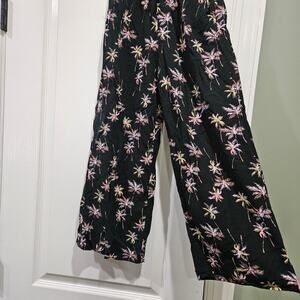 Art Class Girl's‎ Size S (6/7) Palm Tree Print Wide Leg Pants